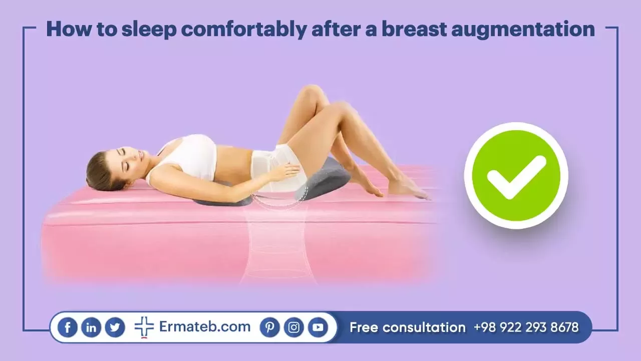 How to sleep comfortably after a breast augmentation
